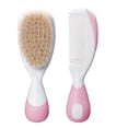 thumbnail image 1 of Set De Peine Y Cepillo Rosa Para Bebé Marca Chicco Chicco 54584, 1 of 2