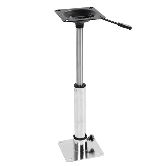 Boat Seat Pedestal Base Mount Kit, Boat Seat Pedestal Mount Stainless Steel 360 Degree Rotatable Flexible for Pontoon Bridge