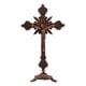 thumbnail image 3 of Crucifijo de pie Crucifijo con soporte Jesús Cruz Estatua Religiosa Católica 10" rojo antiguo, 3 of 9