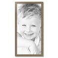 thumbnail image 2 of ArtToFrames 19" x 39" Aged White Gold Picture Frame, 19x39 inch Silver Wood Poster Frame (WOM-2036),  Pack, 2 of 7