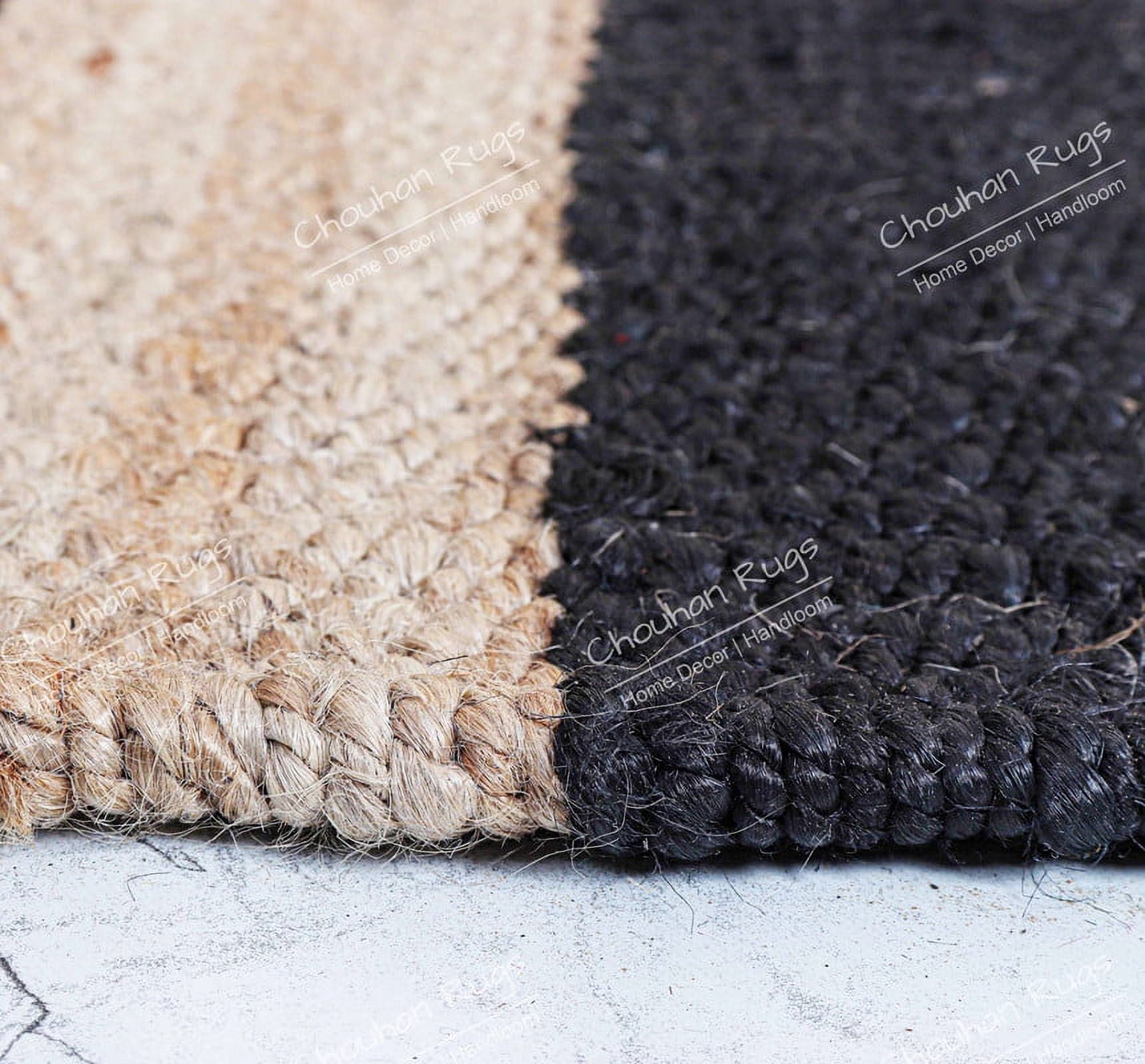 Chouhan Rugs Natural Jute Hemp Runner Rug Bohemian Rug Decor Rug Handwoven Rug Custom Rug Decorative Rug