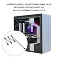 thumbnail image 4 of Computer Fan Speed Controller With 4Pin Connection, 4Pin PC Fan Splitter Cable For Computer Setups, 4 of 12