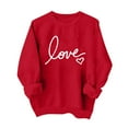 thumbnail image 2 of Otvok Womens Round Neck Fall Valentines Day Printed Long Sleeve Tops 2025, 2 of 6