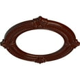 thumbnail image 3 of Ekena Millwork 13 1/8"OD x 8"ID x 5/8"P Benson Ceiling Medallion (Fits Canopies up to 8"), Hand-Painted Brushed Mahogany, 3 of 6