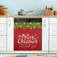 thumbnail image 5 of Coolnut Christmas Snowflake Dishwasher Magnet Cover, Kitchen Refrigerator Cover Decal Decorative Washing Machine Door Panel, 23"x 26", 5 of 6