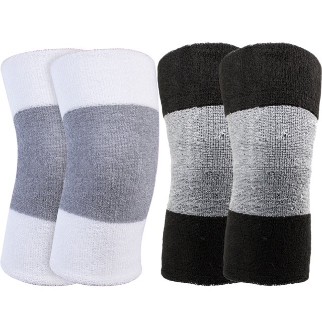 2 Pairs Winter Knee Warmer Elastic Knee Brace Elastic Knee Protector Thicken Knee Cover