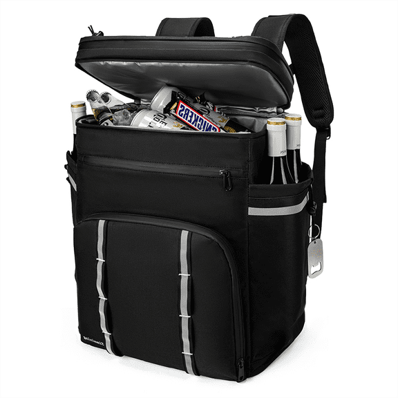 Portable Backpack Cooler Insulated Leak Proof, 45 Cans Cooler Backpack for Beach Camping Hiking, Waterproof Ice Cooler Bag, Large Capacity Lunch Back Pack for Man Woman