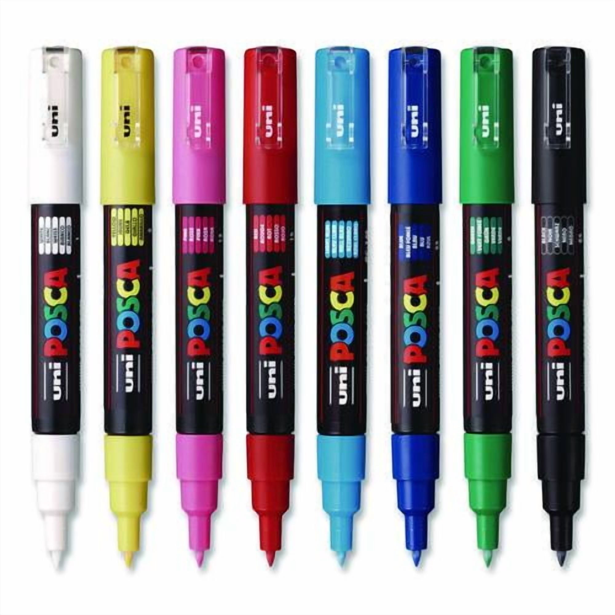 Water-Based Paint Markers, Extra-Fine Bullet Tip, Assorted Colors, 8/Pack | Bundle of 2