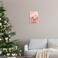 thumbnail image 2 of Oh Deer Christmas Is Here Phrase Holiday Graphic Art Unframed Art Print Wall Art, 2 of 6