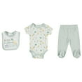 thumbnail image 2 of Kyle & Deena Baby Boy 3 PC Footed Pant Set, Sizes Newborn-9 Months, 2 of 2