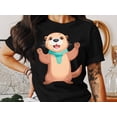 thumbnail image 2 of Funny Sea River Otter Animal Nature Lover Gift for Men Women T-Shirt Cute Otter Birthday Holiday Present Boys Girls Men Women Kids Tshirt, 2 of 10