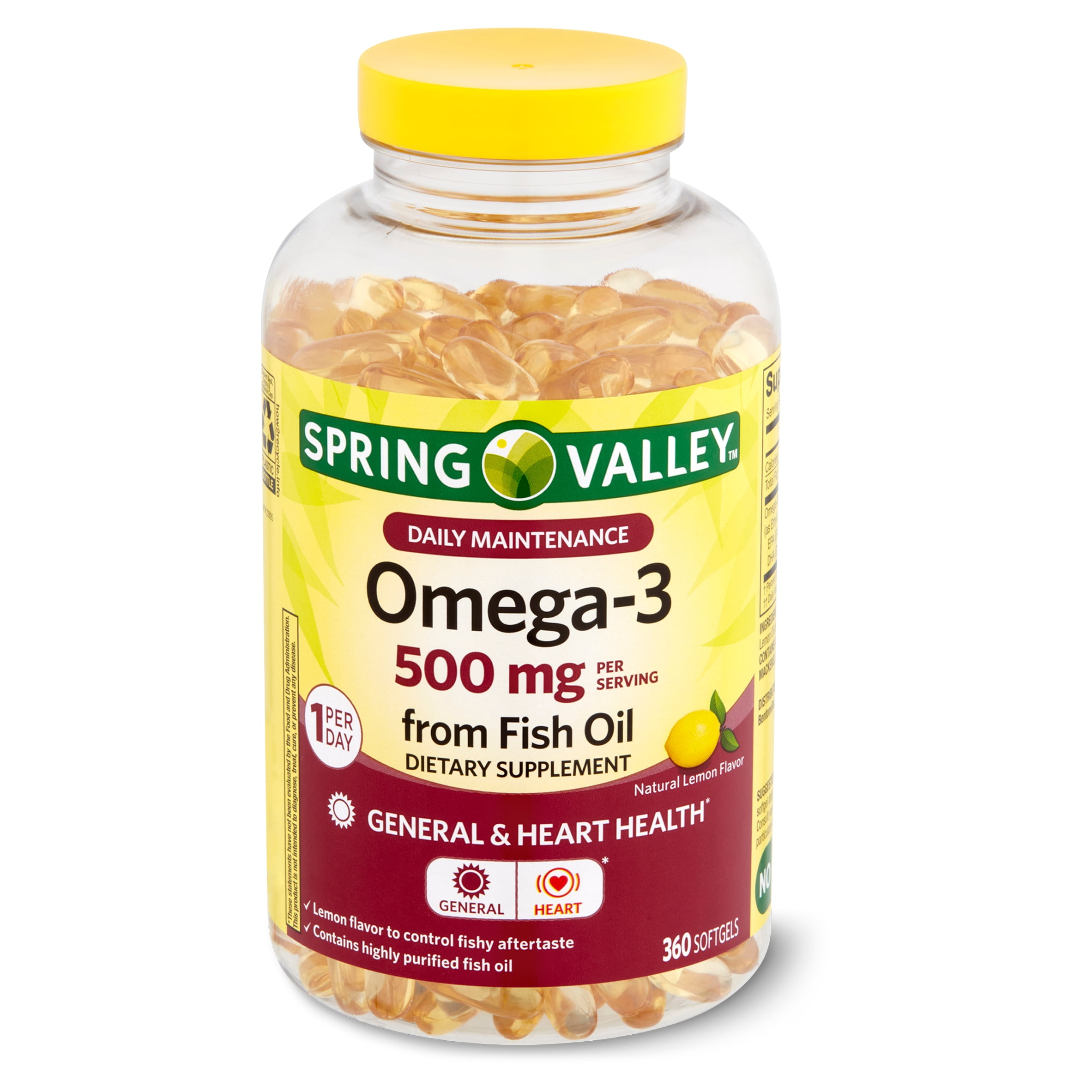 Spring Valley Omega-3 de 1000 mg - Vita-Lix