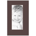 thumbnail image 2 of ArtToFrames 8x13" Peat Custom Mat for Picture Frame with Opening for 4x9" Photos. Mat Only, Frame Not Included (MAT-118), 2 of 5