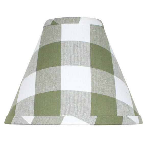 Buffalo Check Sage Lamp Shade - 10" - Home Collections by Raghu