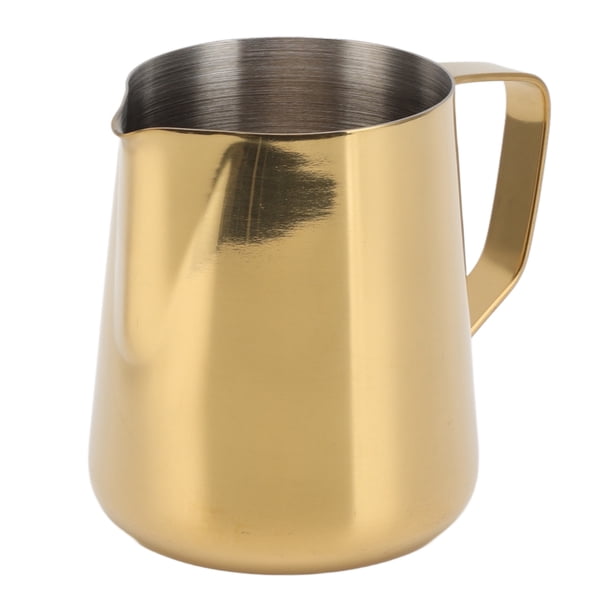 Jarra de leche, jarra para espumar leche, jarra para espumar leche de acero inoxidable, jarra para espumar leche elaborada por expertos