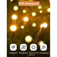 thumbnail image 5 of 2 Pack Solar Powered Firefly Lights, 8 Led Outdoor Waterproof Solar Lights, 5 of 5