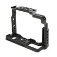 thumbnail image 2 of Camera Extension Cage, Mirrorless Camera Extension Cage Black 3/8 Inch Threaded Holes 146x57.5x106mm Size  For Fuji XT2 Mirrorless Camera, 2 of 8