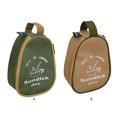 thumbnail image 2 of Wosthever Bolsa de almacenamiento de vajilla para acampar, organizador de gran capacidad con cremallera, estuche de transporte para exteriores, Kits de desorden para acampar Caqui, 2 of 6