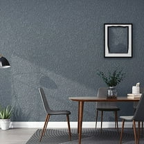 Self-Adhesive Waterproof Wallpaper Roll 50x280cm - Thickened Peel and Stick Wall Paper   Background Wall Cover, for Bedroom Living Room Kitchen, Removable Mural Décor, Dark Gray