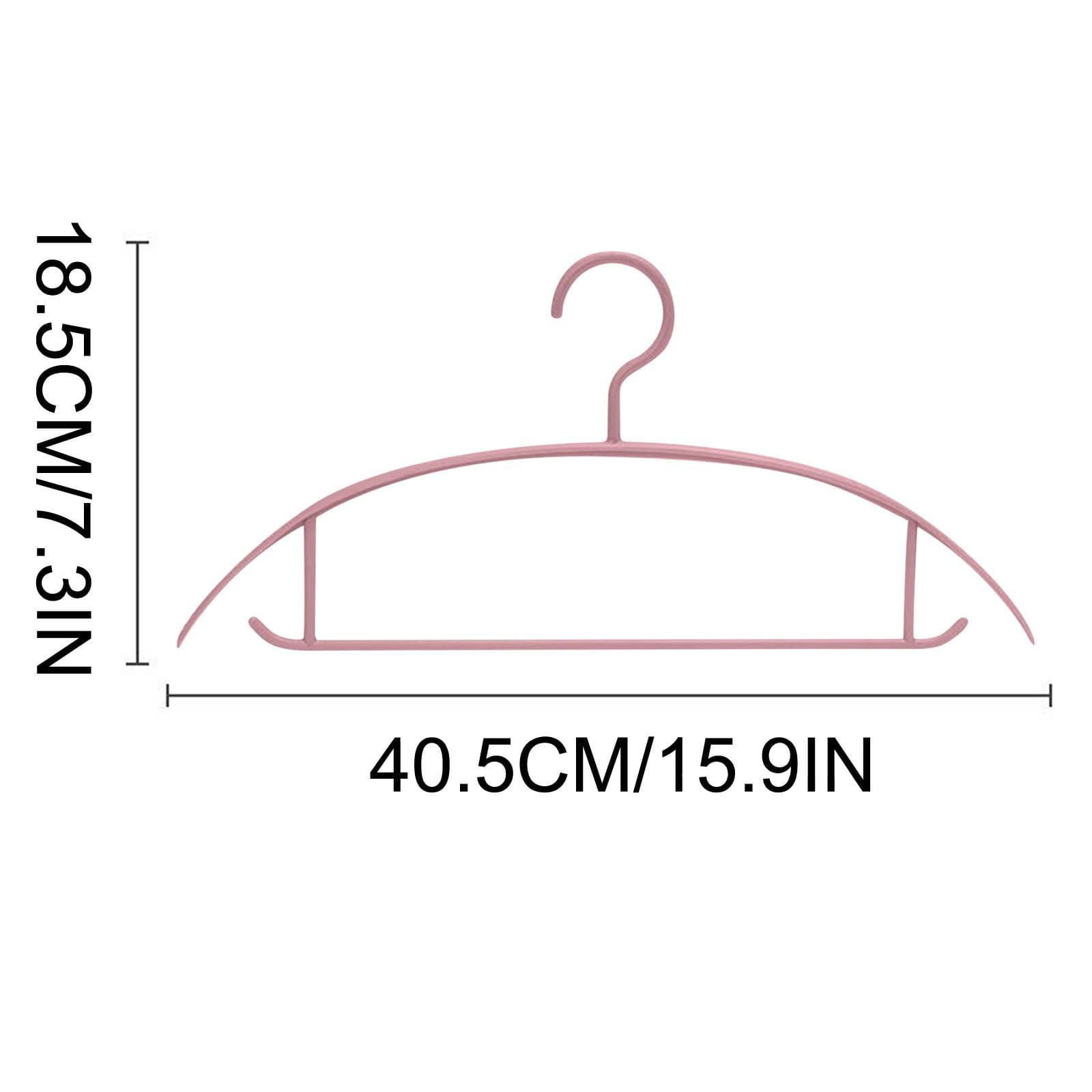Needhep Multifunctional Space Saving Hangers, Home Premium Wooden Hangers Clearance Stainless Steel Sweater Shirt Hanger Clear Wide Shoulder Notches, 360° Swivel Hook, for Heavy Clothes (Gray)