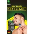 thumbnail image 5 of XMicro Shaving Razors, 1 Razor, 7 Blade Refills German Stainless Steel, Lubricated with Vitamin E & Aloe Version X Men|Women, 5 of 9