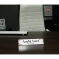 thumbnail image 4 of Printtoo Personalized Desk Name Plate Pretty Hand Painted Flower Custom Acrylic Office Desk Name Plate Accessory 2x8 Inches, 4 of 5