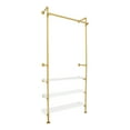 thumbnail image 5 of CNCEST 3 Shelfs Freestanding Garment Rack Gold Metal Clothes Display Stand Golden, 5 of 9