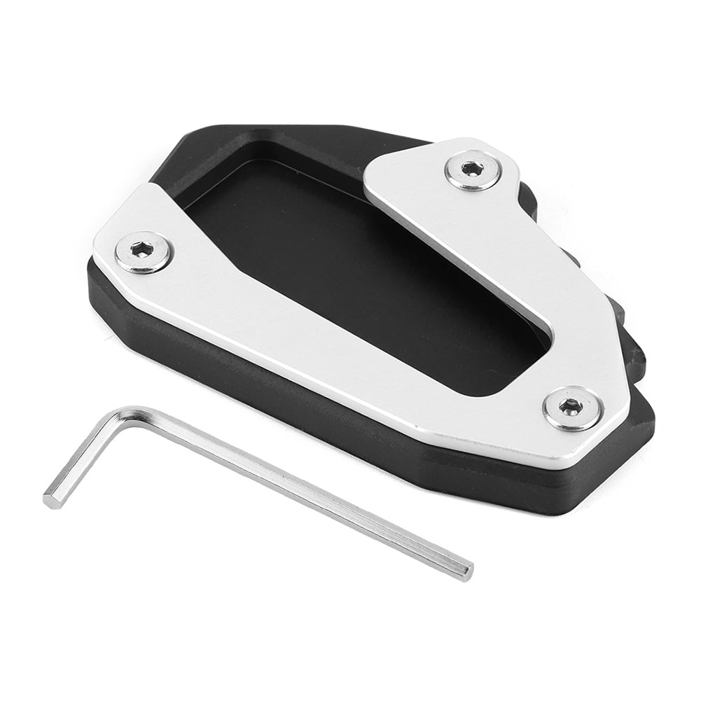 Side Stand Pad,Motorcycle Anti-Slip Side Stand Extension Pad Enlarge Fit for Multistrada 1100 1200 1200S 1200GT 