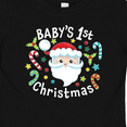 thumbnail image 4 of Inktastic Baby's 1st Christmas Santa with Candy Canes Boys or Girls Baby T-Shirt, 4 of 5