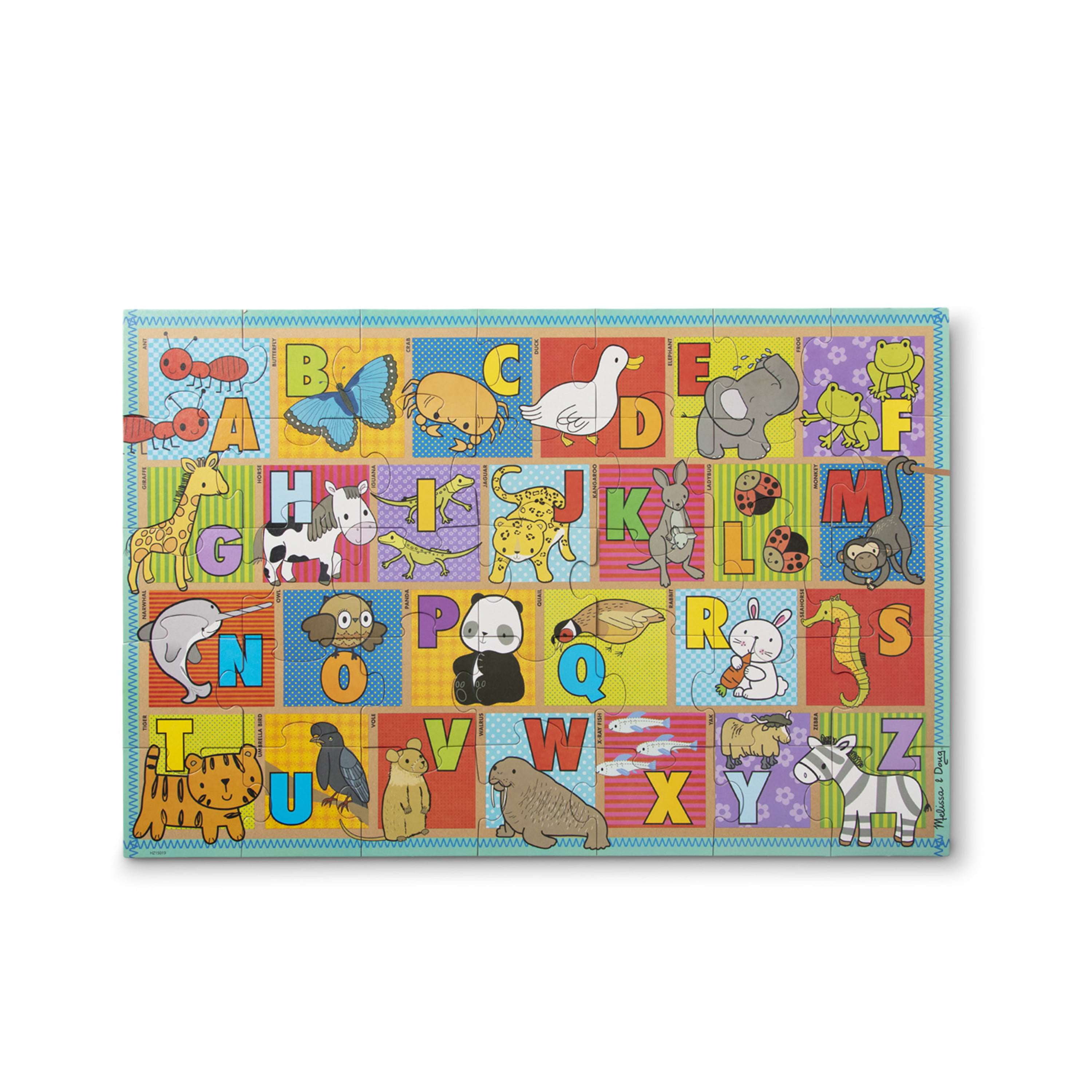 ABC Animals 35 pieces #31373 NEW Melissa and Doug Giant Floor Puzzle 