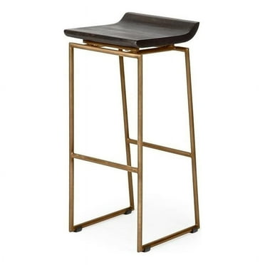 Maklaine 30.25" Bar Stool in Brown