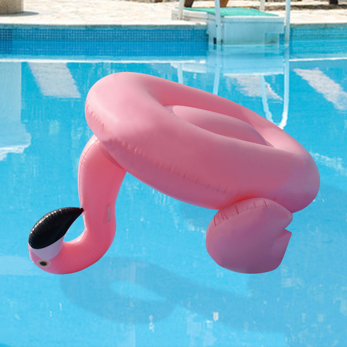 Giant Inflatable Leisure Flamingo Swan Rideable Float Swimming Pool Celebrity 