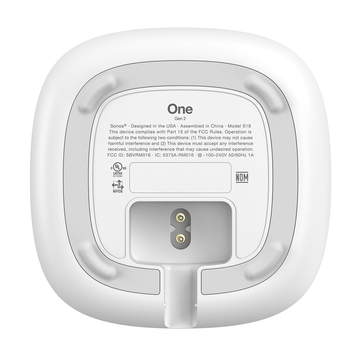 Sonos One 2) - Controlled Smart with Amazon Alexa Built-in (White) - Walmart.com