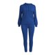 thumbnail image 4 of Puntoco Conjunto de dos piezas con capucha y manga larga para mujer, suéter liso con capucha, tops con bolsillos, pantalones casuales Puntoco Puntoco-6445, 4 of 5