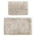 thumbnail image 1 of Madison Park Signature Ritzy 2-Piece Cotton Solid Tufted Bath Rug Set in Natural, 1 of 7