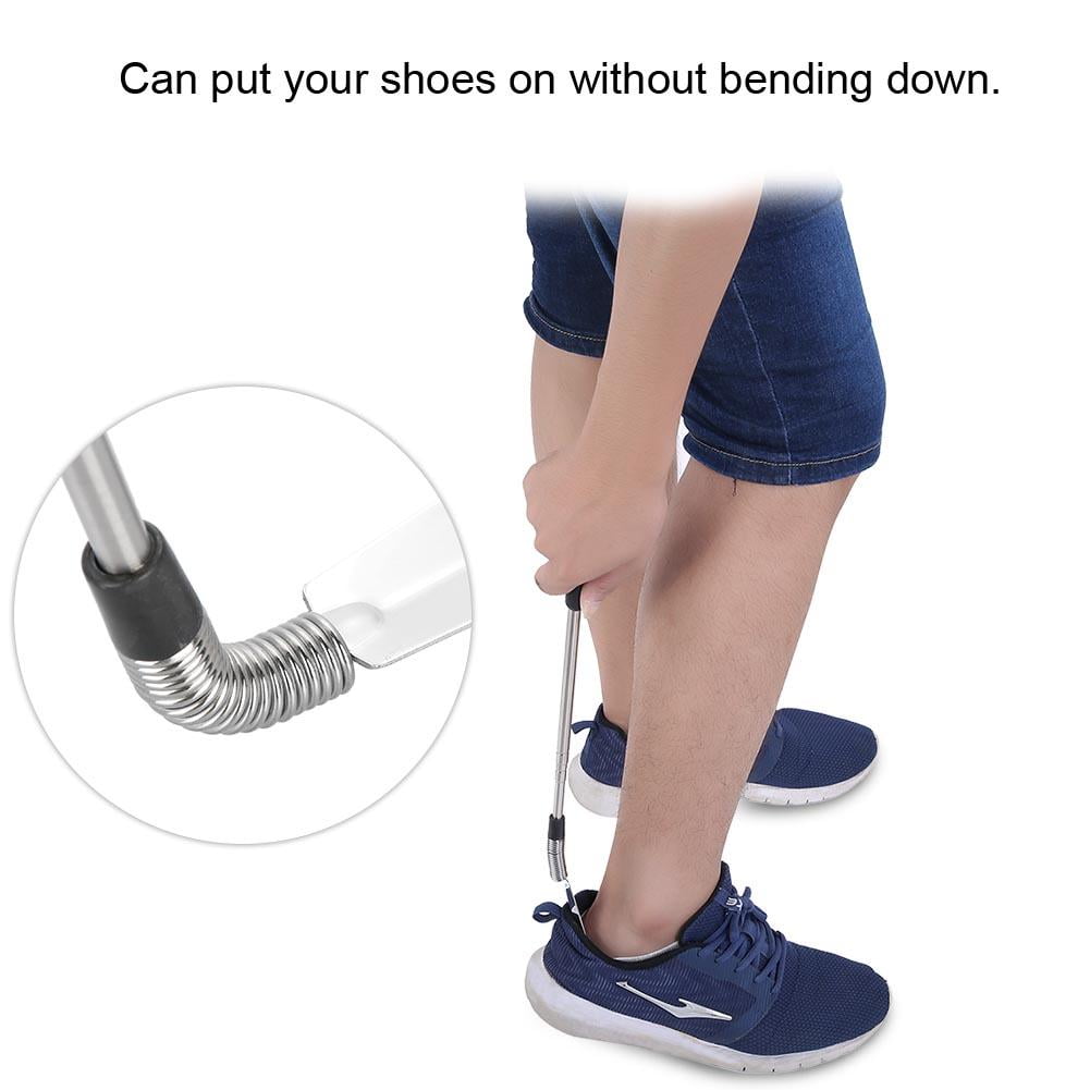 Domqga Extendable Shoe Horn, Handled Shoe Horn,Portable Telescopic