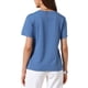 thumbnail image 3 of Camiseta Casual INSPIRE CHIC para Mujeres de Manga Corta Cuello Redondo Ligera y Elástica Blusa de Verano 2XL Azul, 3 of 6