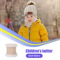 thumbnail image 3 of Sonducket Bufanda Conjunto de gorro y guantes para niños Gorro de punto Gorro Delicados productos para niños Estirable Clima frío Cómodo Bufanda rosa Sombreros bufanda beige, 3 of 6