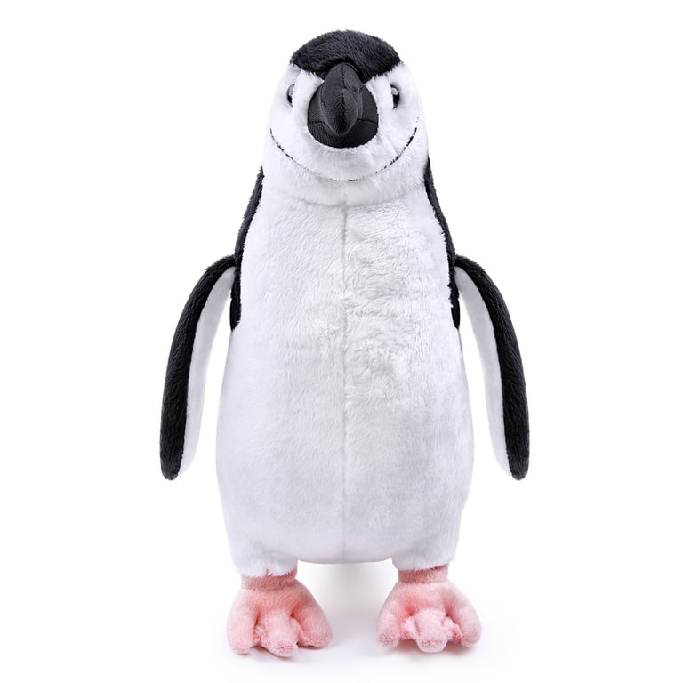 Lifelike Chinstrap Penguin Stuffed Animal,Soft Penguin Plush Toy