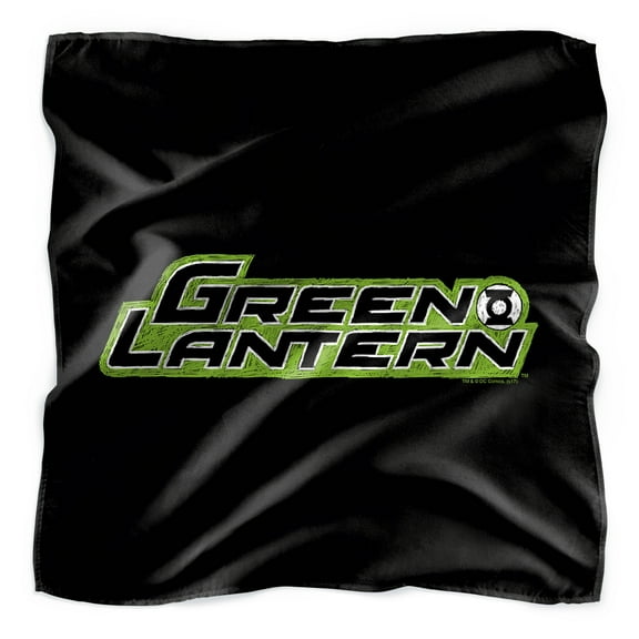 Green Lantern Scribble Title Bandana (21 in x 21 in)