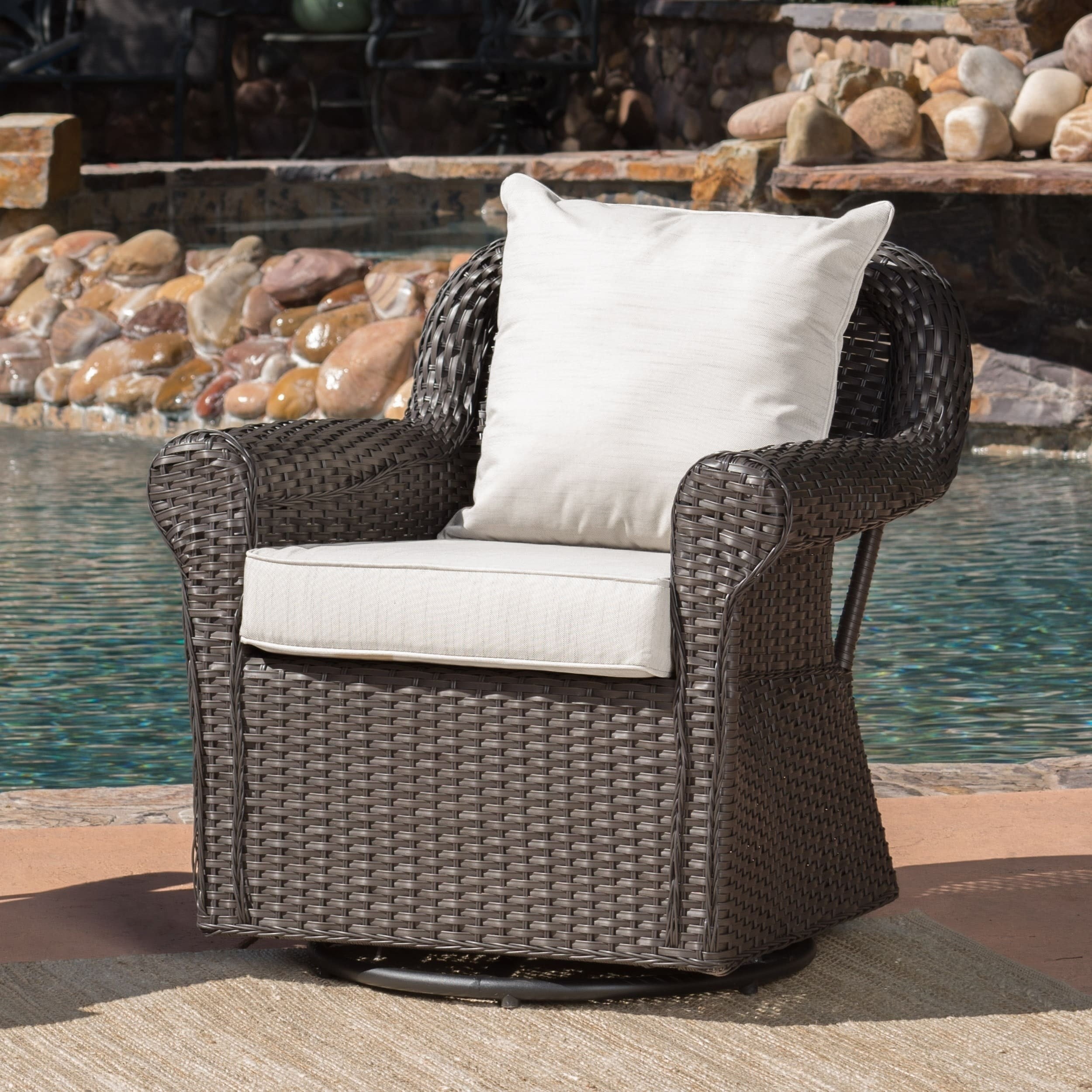 Outdoor Wicker Chair Cushions • Andrewlymanart