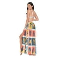 thumbnail image 3 of FORMRS Womens Beach Sarong Semi-Sheer Bikini Wrap Skirt Swimsuit Cover-ups, Jungle Stamp, 3 of 7