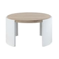 thumbnail image 4 of ACME Zoma Coffee Table in White High Gloss & Oak, 4 of 10