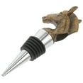 thumbnail image 4 of ADDHAT Deer Head Bottle Stoppers 1Pack Safe Material Alloy Aroma Retention Wine Collection Decorative Accessory, 4 of 8
