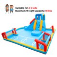thumbnail image 7 of Doctor Dolphin Inflatable Slide Bouncer House Jumper Bouncing House Jumping Castle with Slide and Pool Football Goal Volleyball Net Ball Pool, 7 of 7