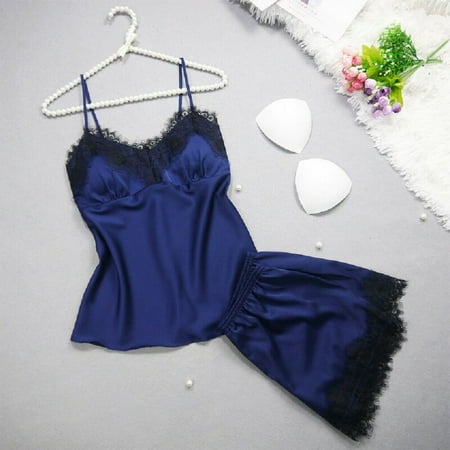 

Women Satin Silk Sleepwear Babydoll Lingerie Nightdress