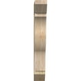 thumbnail image 2 of Ekena Millwork 4"W x 16"D x 28"H Funston Slat Rough Sawn Bracket, Douglas Fir, 2 of 4