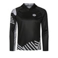 thumbnail image 2 of Men's UPF 50+ Sun Protection Hoodie Shirt Long Sleeve Outdoor UV Hiking Shirts Lightweight Running Tops Black S, 2 of 7