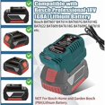 thumbnail image 3 of Charger for Bosch Professional 18 V battery system GBA 18 V with LED display, quick charger compatible with Bosch 18 V BAT6, 3 of 5
