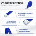 thumbnail image 3 of 1" x 20 ft Lashing Strap with Buckles, 2 Pcs Cam Buckle Tie Down Straps Cinch Straps Up to 551 lbs, Blue, 3 of 7